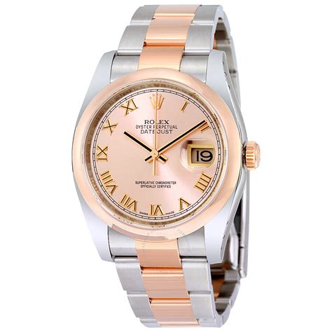 rolex oyster perpetual datejust pink gold ราคา|oyster steel Rolex watch.